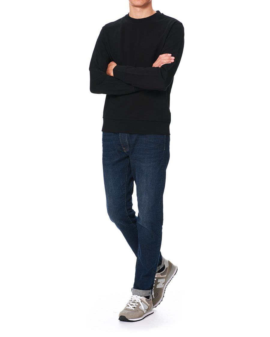 Homme | Pulls Et Tricots | Filippa K | Gustaf Cotton Sweatshirt Black