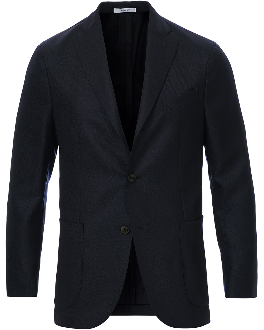 Homme | Blazers | Boglioli | K Jacket Wool Hopsack Blazer Navy