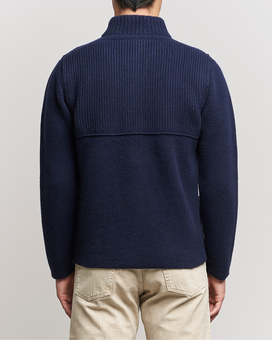 Homme | Pulls Et Tricots | Inis Meáin | Heavy Wool Cardigan Navy