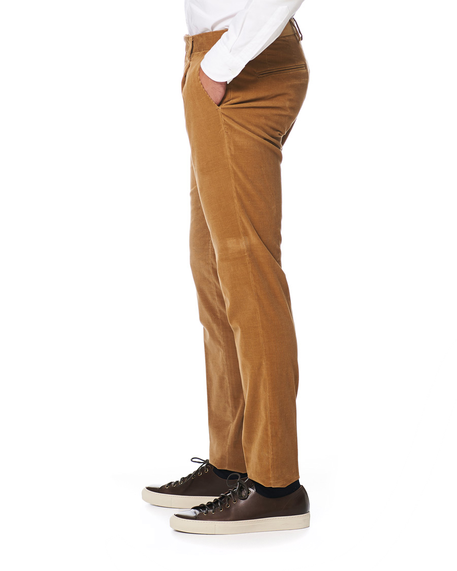 Homme | Pantalons | Etro | Pleated Corduroy Trousers Khaki