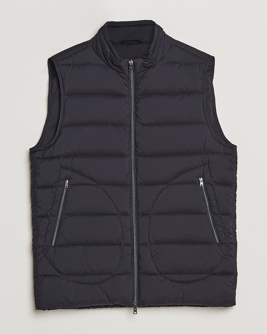 Homme | Manteaux Et Vestes | Herno | Nuage Down Vest Navy