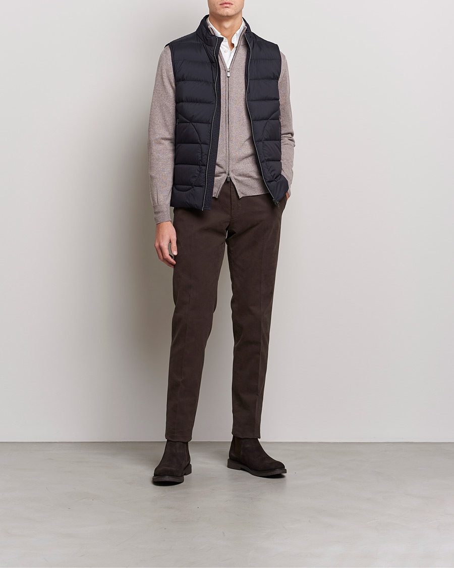 Homme | Manteaux Et Vestes | Herno | Nuage Down Vest Navy