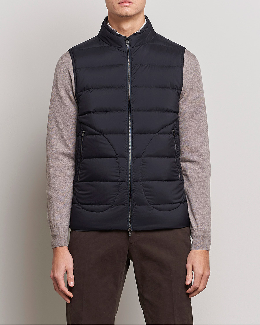 Homme | Manteaux Et Vestes | Herno | Nuage Down Vest Navy