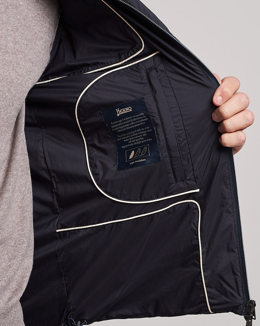 Homme | Manteaux Et Vestes | Herno | Nuage Down Vest Navy