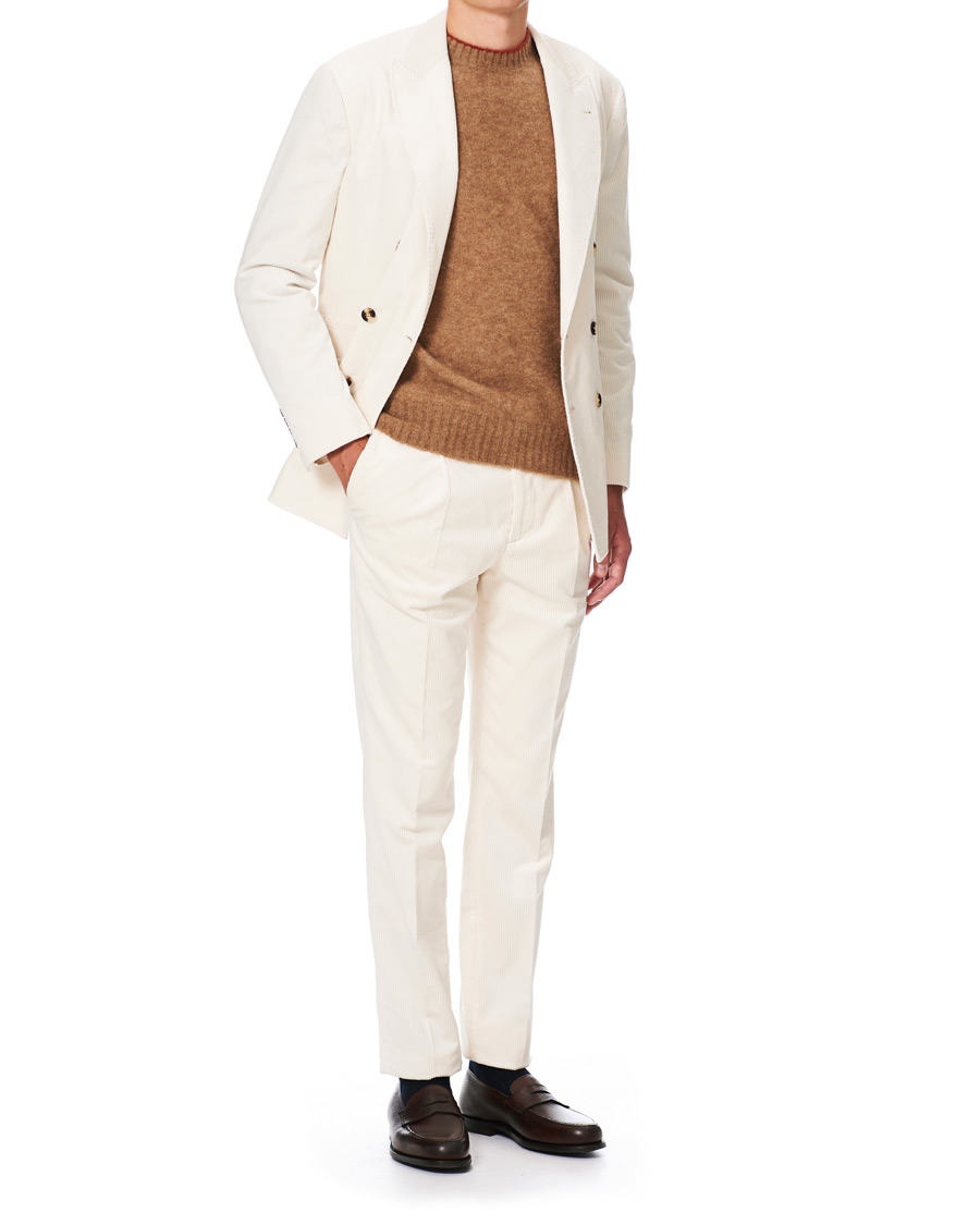 Homme | Blazers | Brunello Cucinelli | Sea Island Cotton Corduroy Blazer Winter White