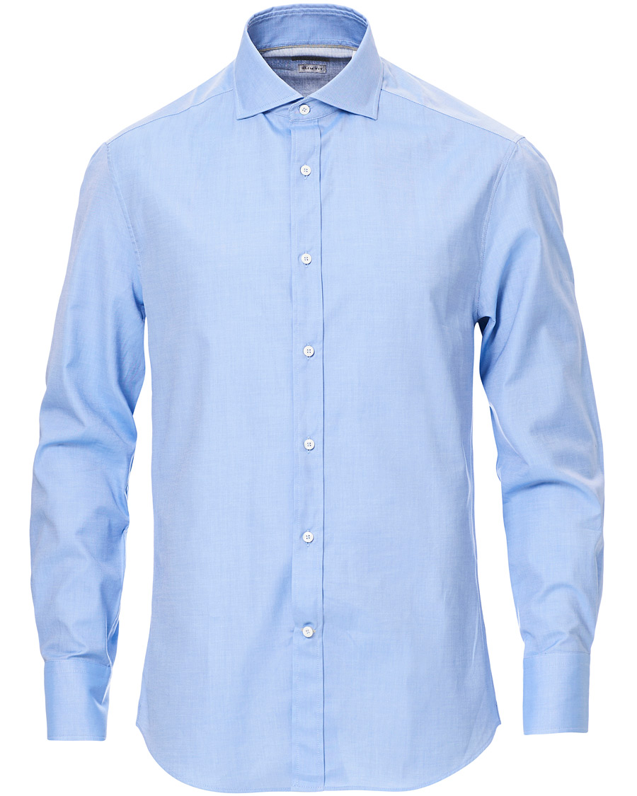 Homme | Chemises | Brunello Cucinelli | Slim Fit Twill Shirt Blue