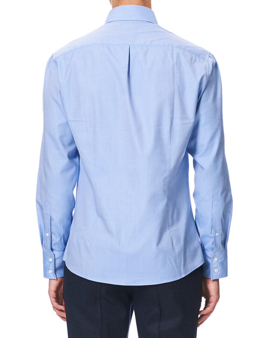 Homme | Chemises | Brunello Cucinelli | Slim Fit Twill Shirt Blue