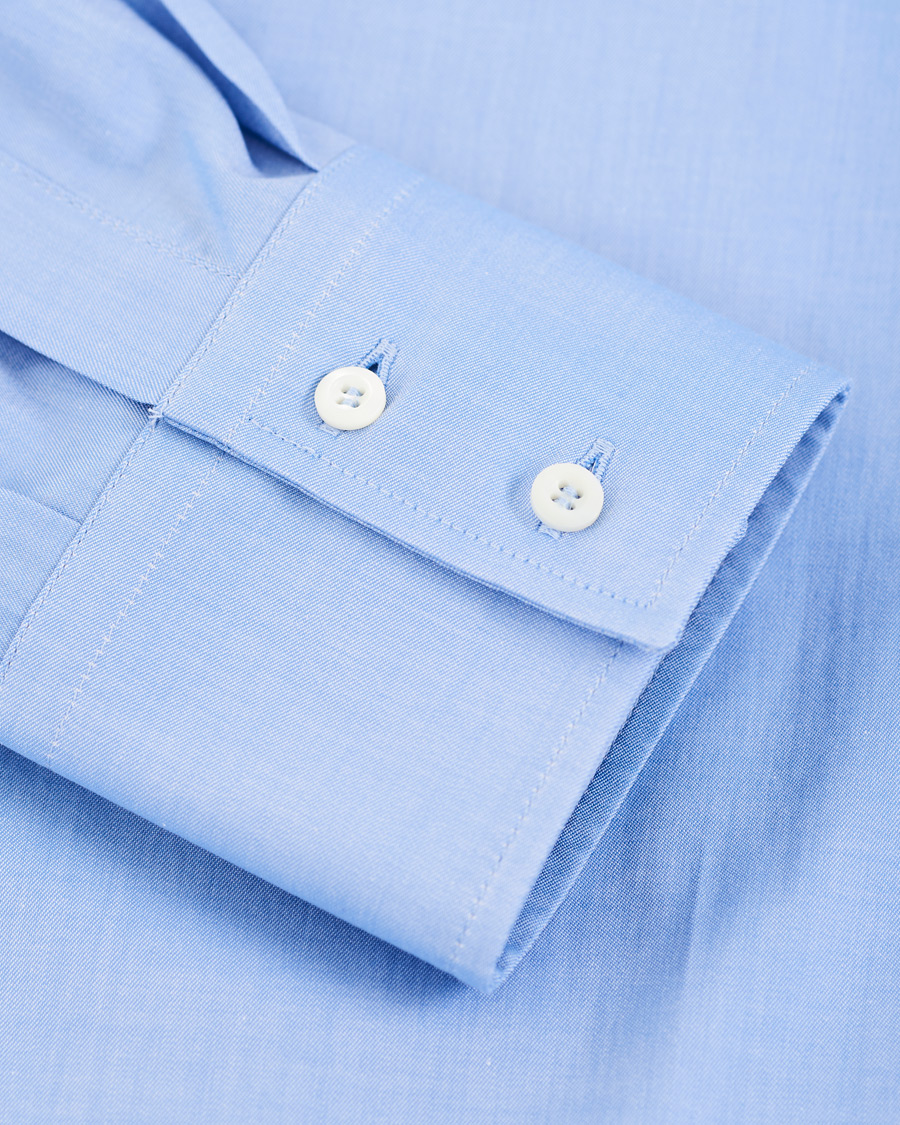 Homme | Chemises | Brunello Cucinelli | Slim Fit Twill Shirt Blue