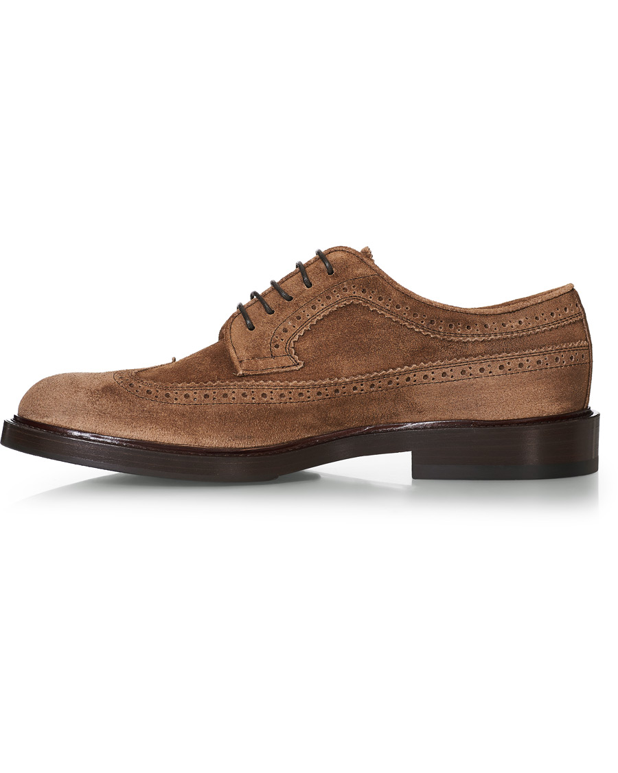 Homme | Brunello Cucinelli Longwing Brogue Brown Suede | Brunello Cucinelli | Longwing Brogue Brown Suede