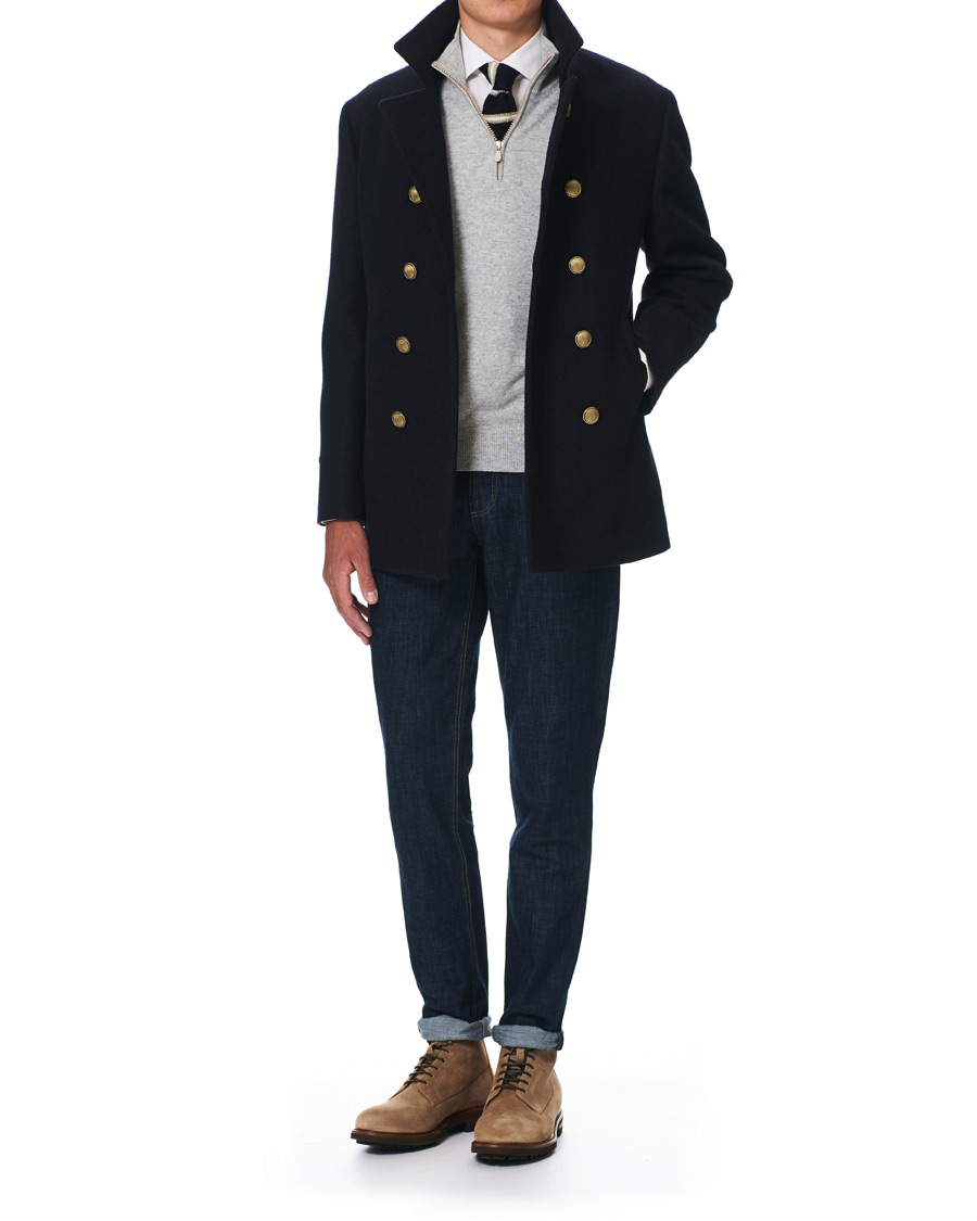 Homme | Brunello Cucinelli Plain Toe Leather Boot Sand Suede | Brunello Cucinelli | Plain Toe Leather Boot Sand Suede