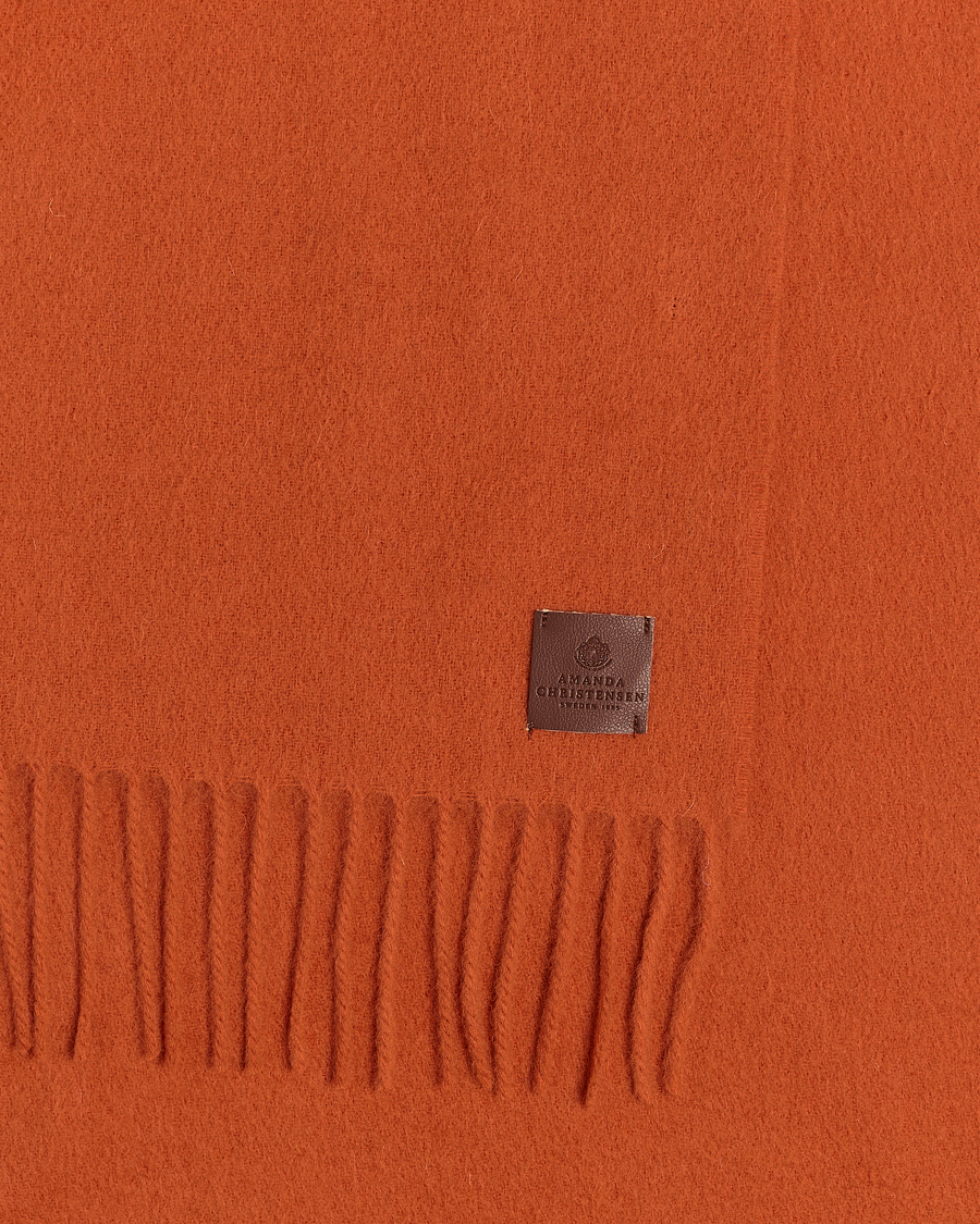 Homme | Amanda Christensen Wool Scarf Orange | Amanda Christensen | Wool Scarf Orange