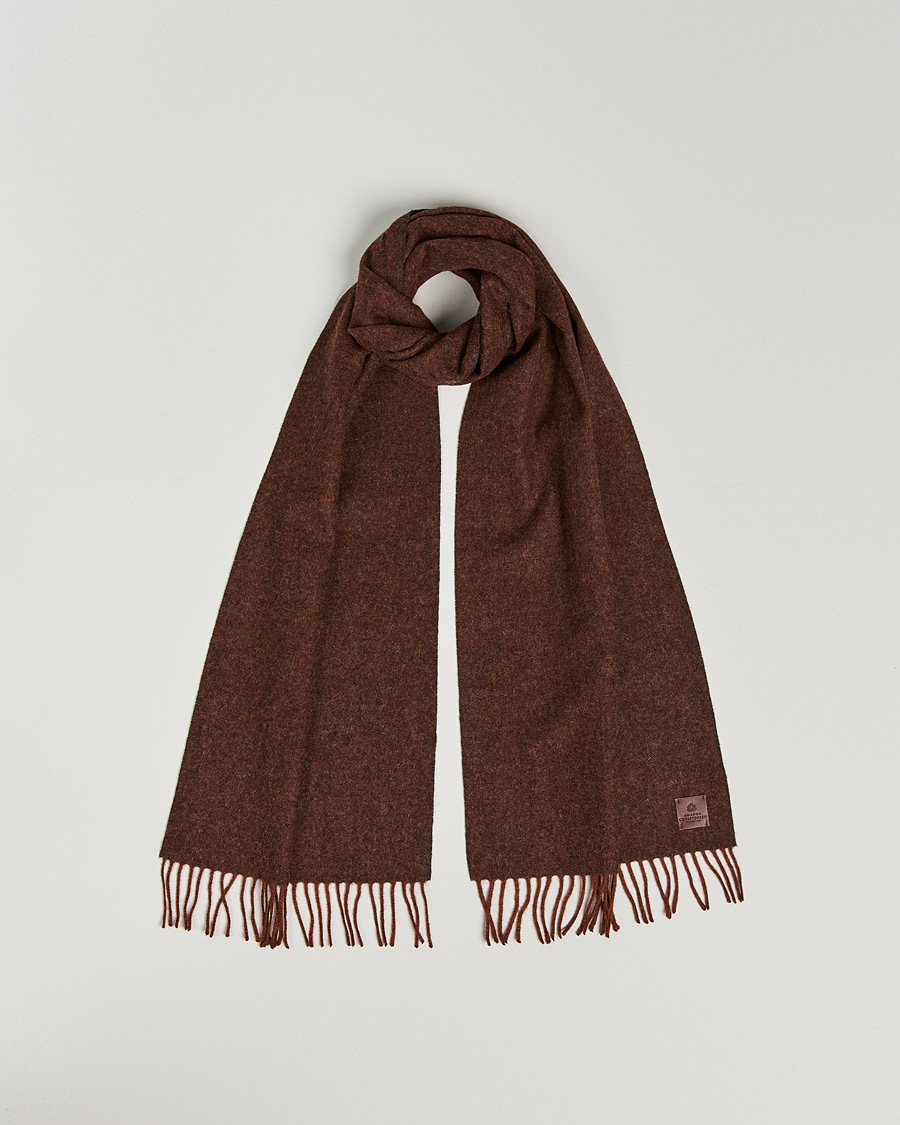 Homme | Amanda Christensen Wool Scarf Rost Melange | Amanda Christensen | Wool Scarf Rost Melange