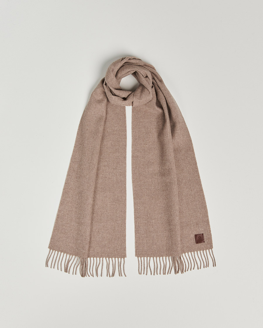 Homme | Amanda Christensen Wool Scarf Beige Melange | Amanda Christensen | Wool Scarf Beige Melange