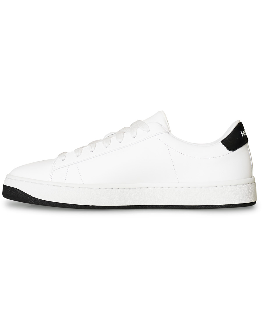 Homme | KENZO K-Logo Lace Up Sneaker White | KENZO | K-Logo Lace Up Sneaker White