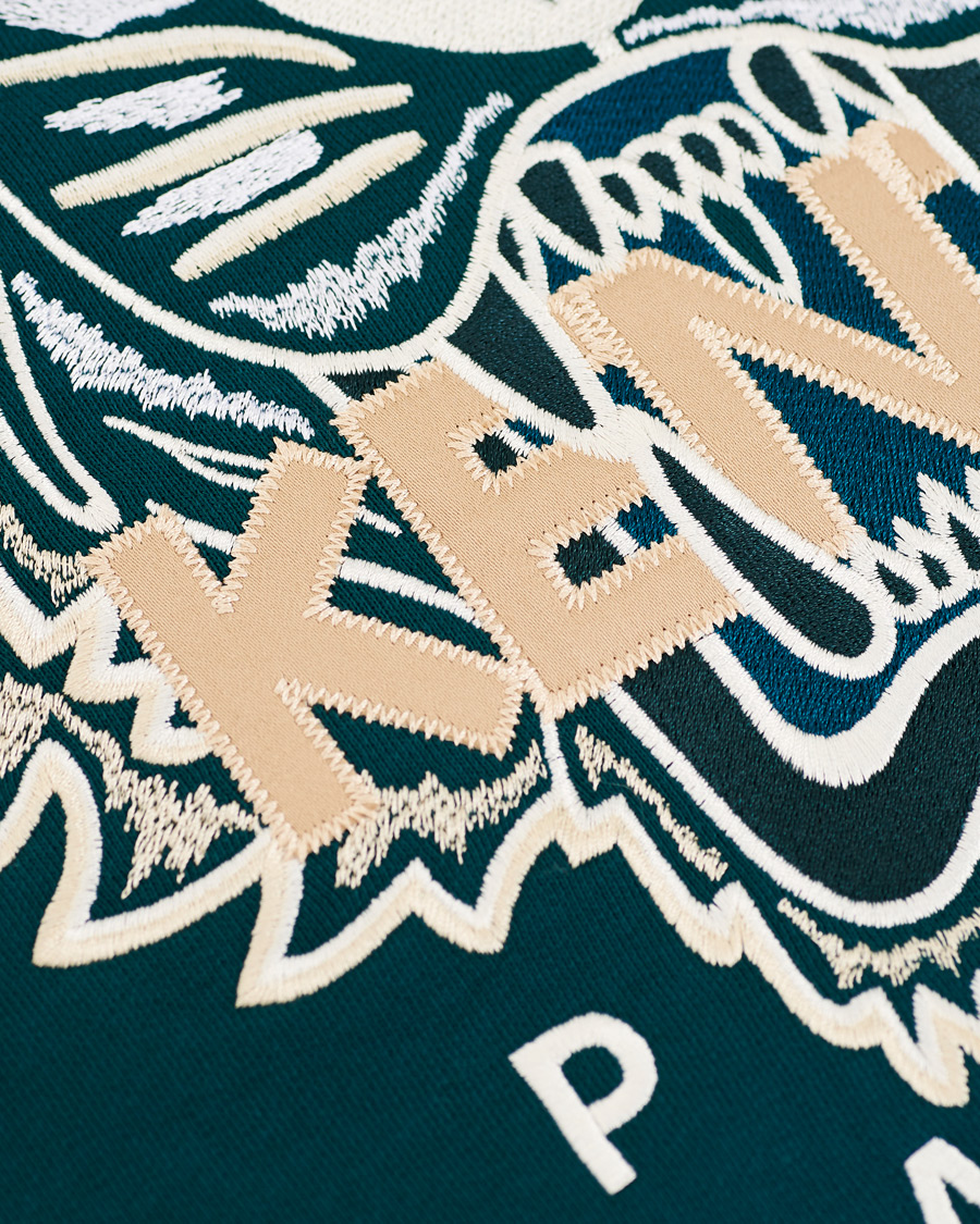 Homme | Pulls Et Tricots | KENZO | Icon Tiger Crew Neck Sweatshirt Green