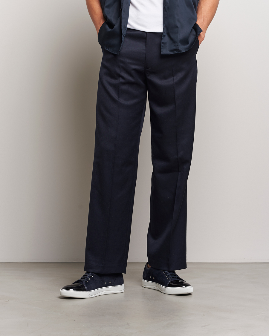 Homme | Lanvin DBB1 Patent Cap Toe Sneaker Navy UK8 - EU42 | Lanvin | DBB1 Patent Cap Toe Sneaker Navy UK8 - EU42