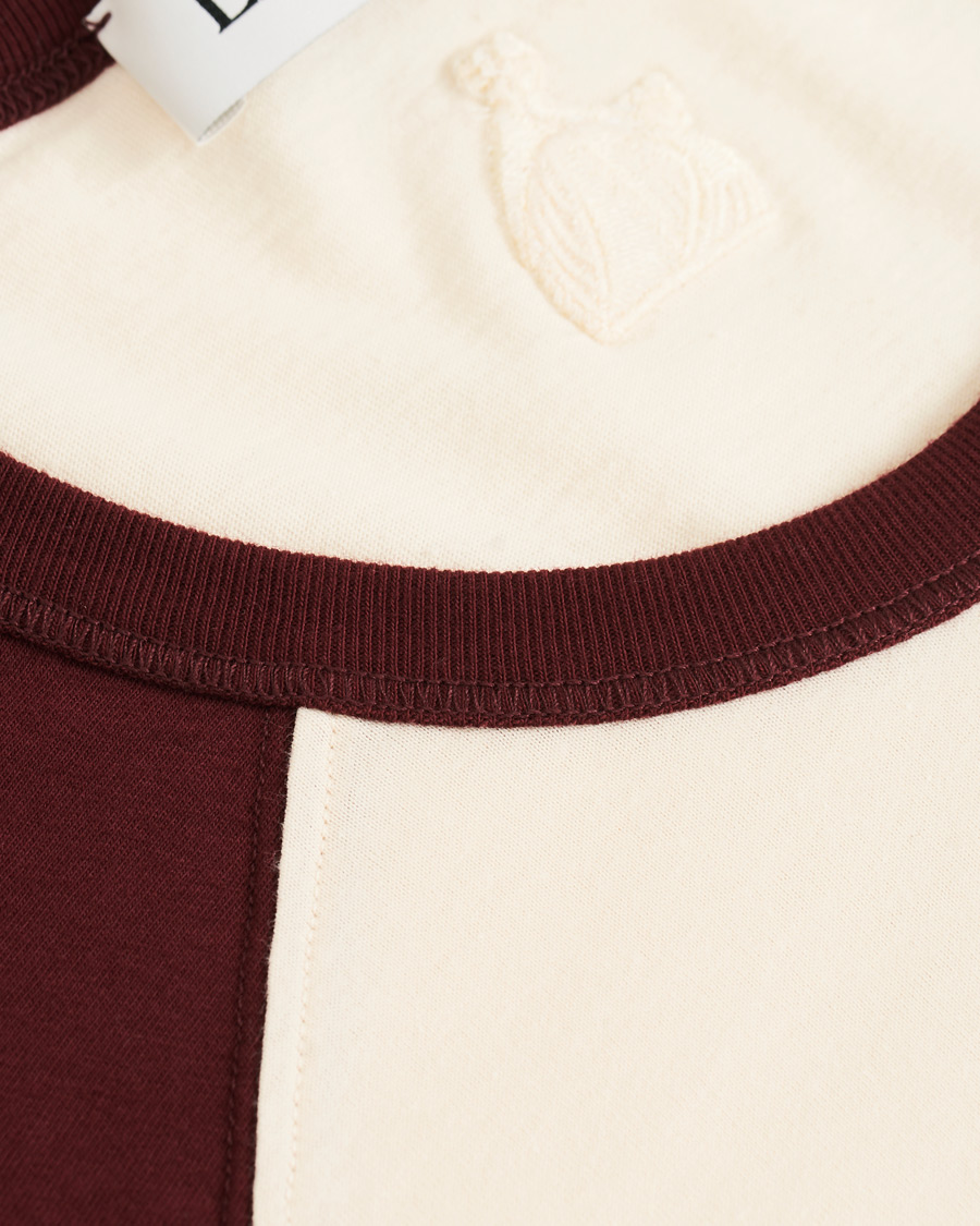 Homme | T-shirts | Lanvin | Long Sleeve Logo Tee Garnet