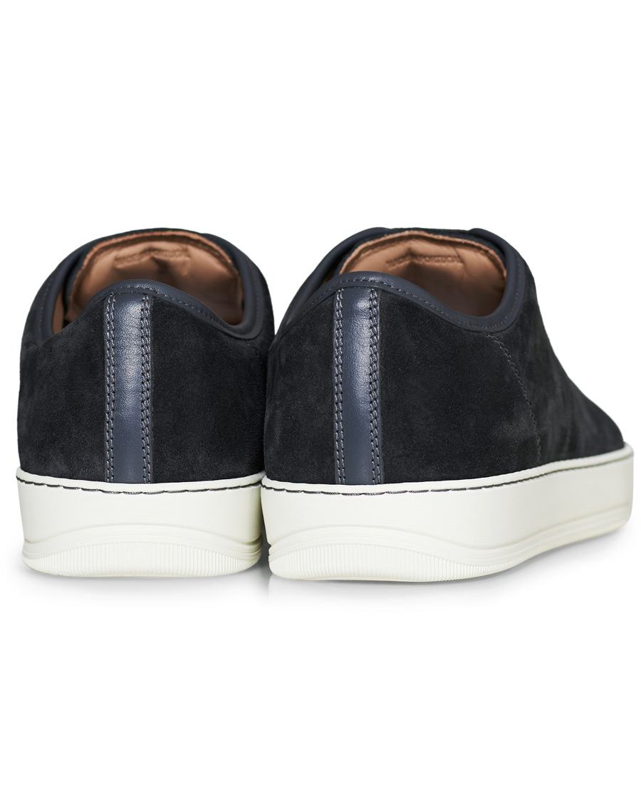 Homme | Lanvin Patent Captoe Sneaker Grey Suede | Lanvin | Patent Captoe Sneaker Grey Suede