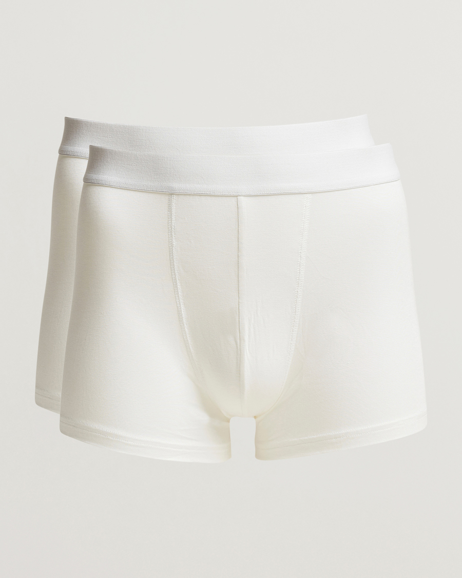 Homme | Sous-Vêtements Et Chaussettes | Bread & Boxers | 2-Pack Boxer Breif Modal White