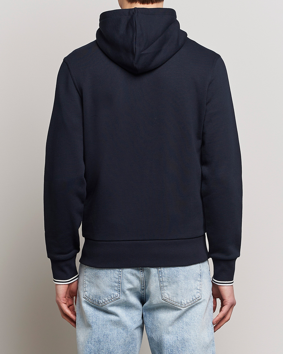 Homme | Pulls Et Tricots | Fred Perry | Full Zip Hooded Sweatshirt Navy