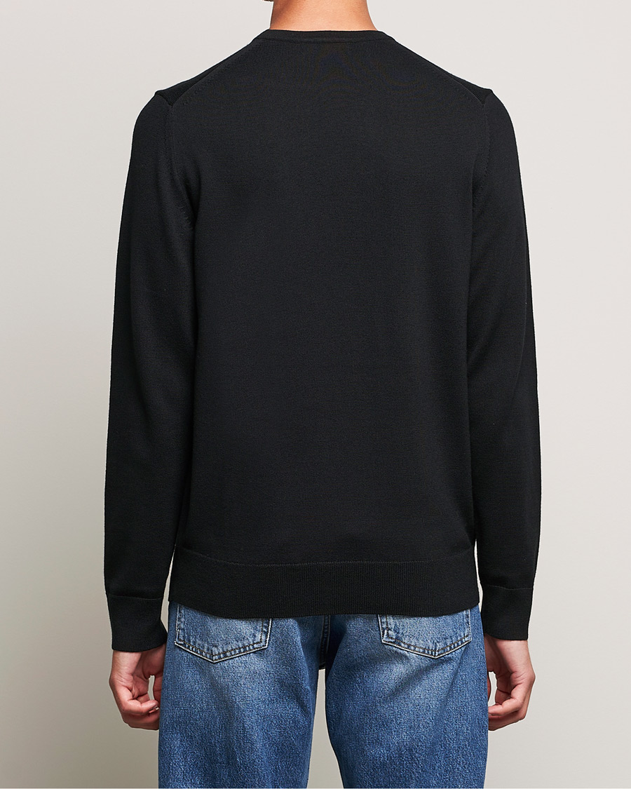 Homme | Pulls Et Tricots | Fred Perry | Classic Crew Neck Jumper Black