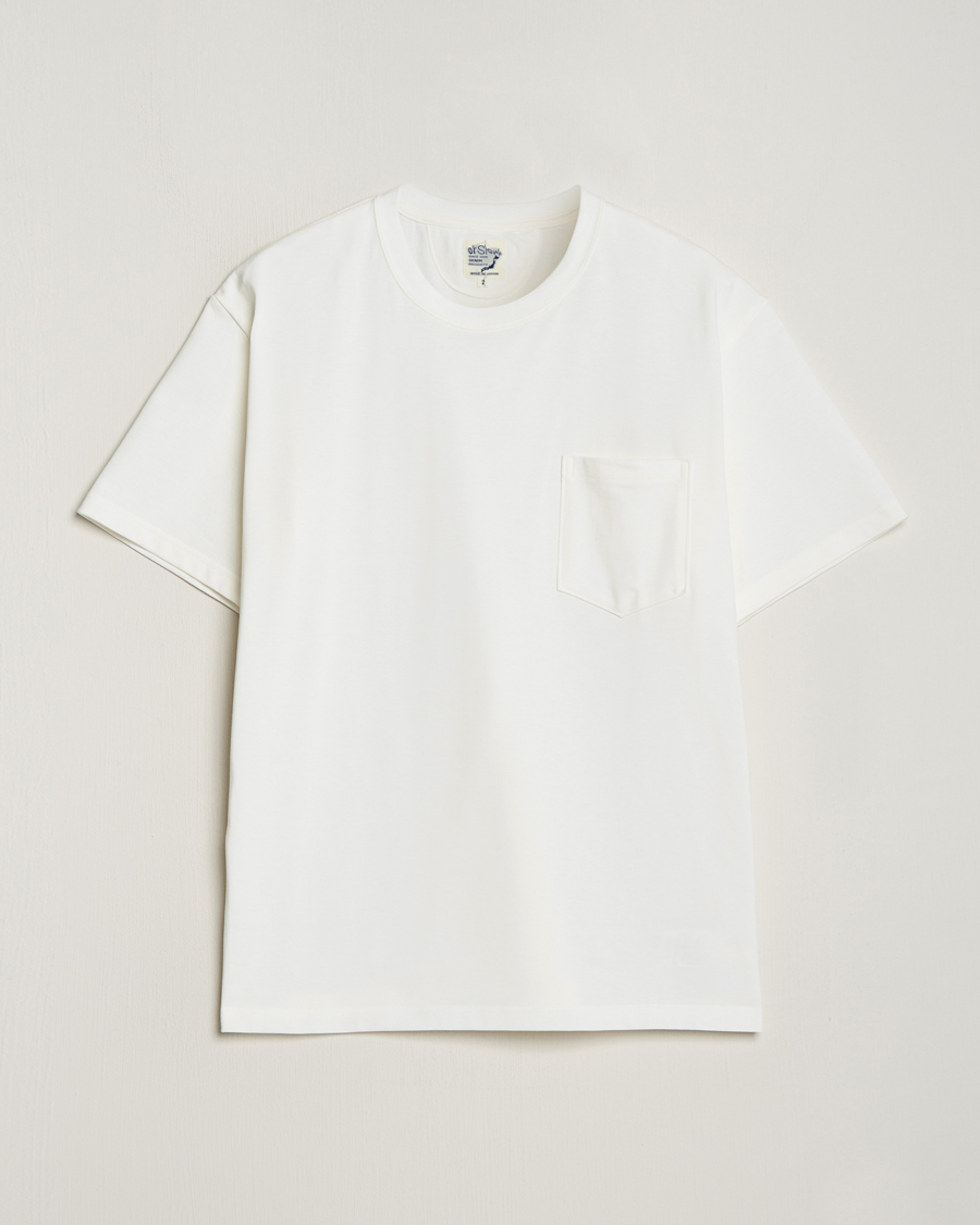 Homme | T-shirts | orSlow | Pocket T-Shirt White
