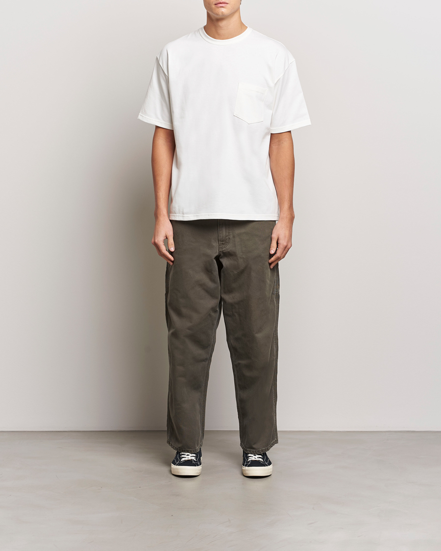 Homme | T-shirts | orSlow | Pocket T-Shirt White