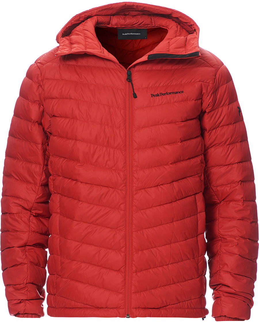 Homme | Manteaux Et Vestes | Peak Performance | Frost Liner Down Hooded Jacket Red