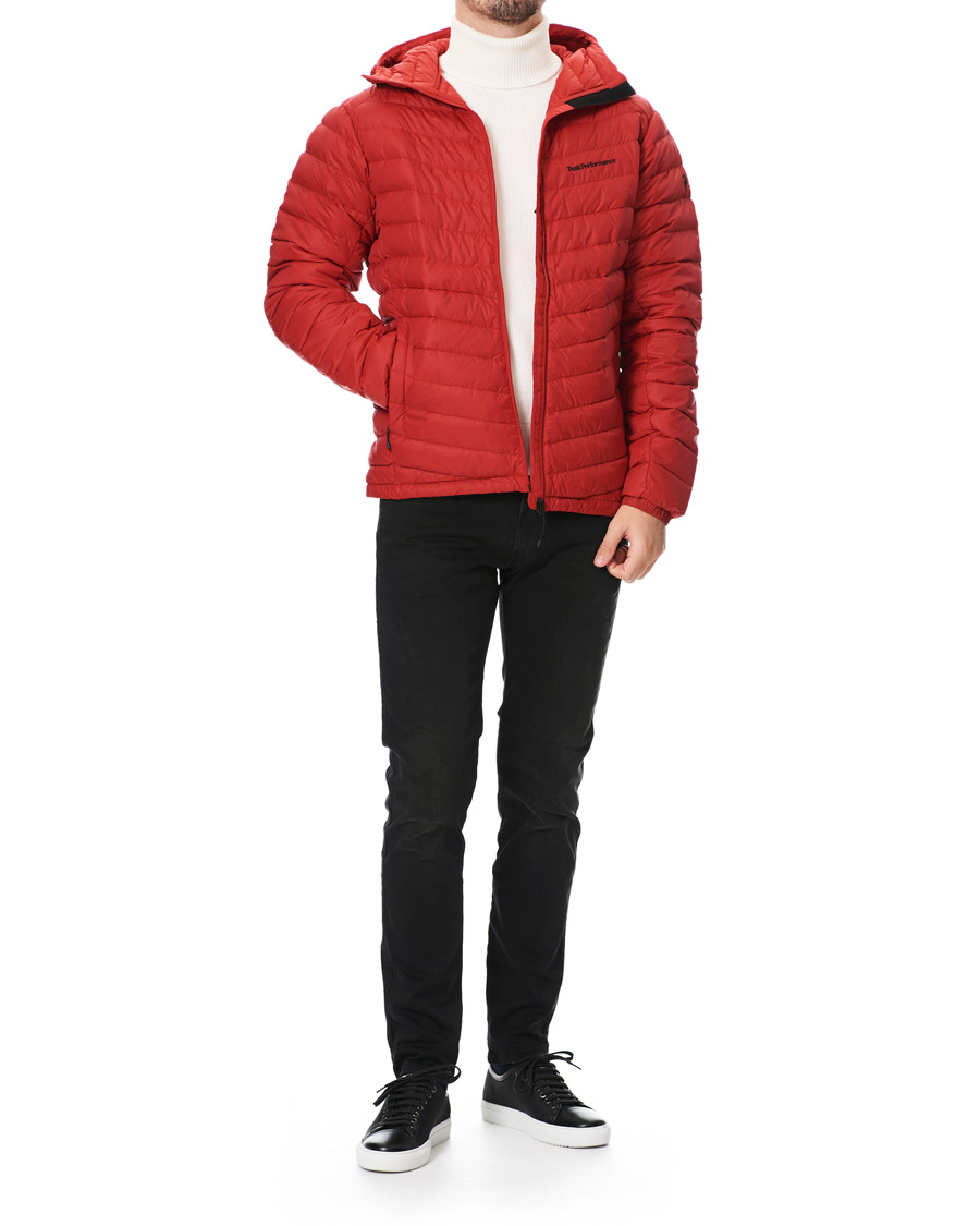 Homme | Manteaux Et Vestes | Peak Performance | Frost Liner Down Hooded Jacket Red