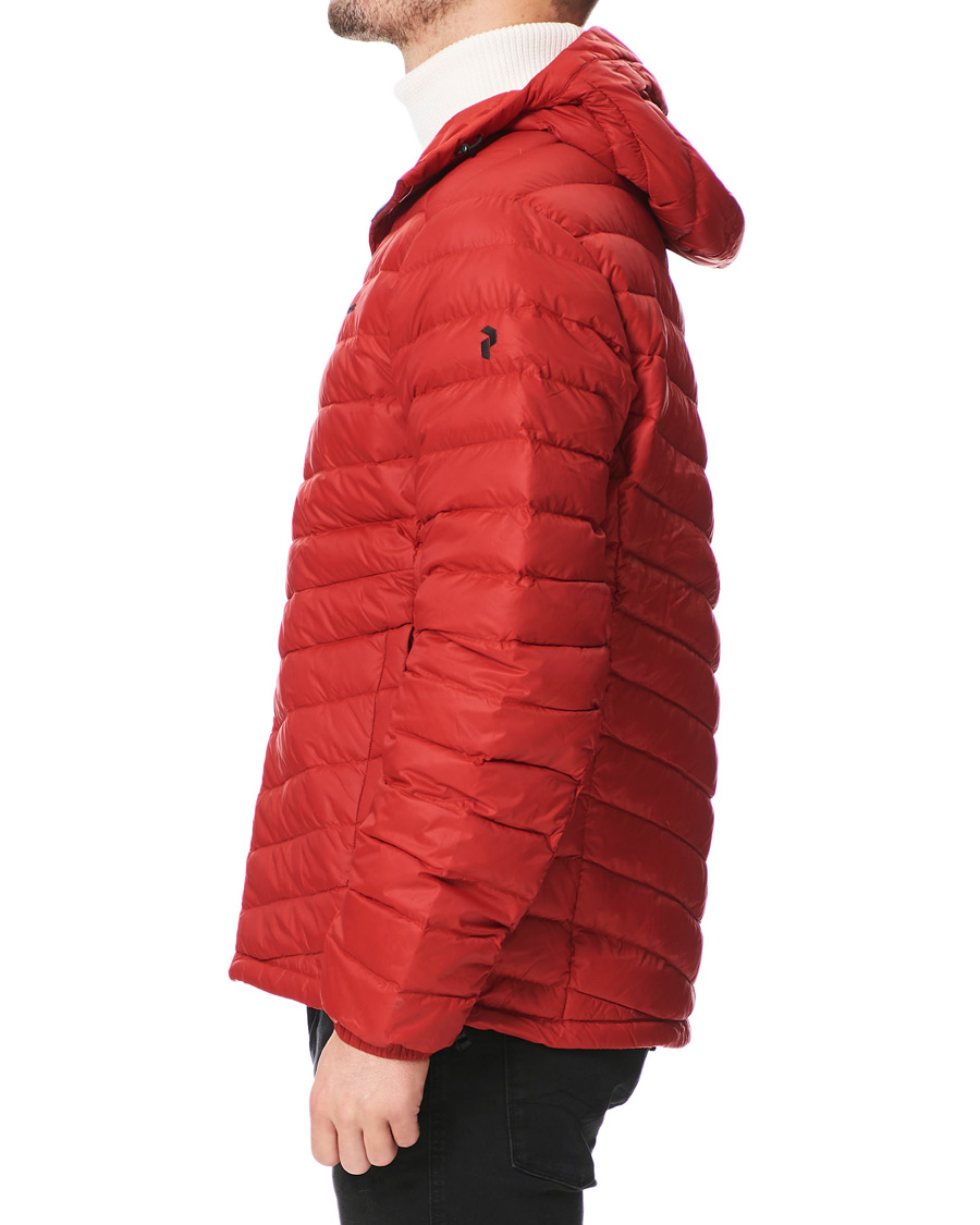 Homme | Manteaux Et Vestes | Peak Performance | Frost Liner Down Hooded Jacket Red