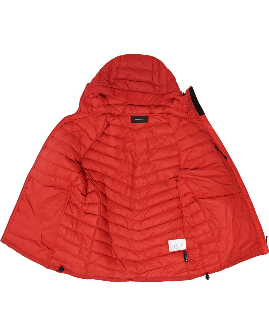 Homme | Manteaux Et Vestes | Peak Performance | Frost Liner Down Hooded Jacket Red
