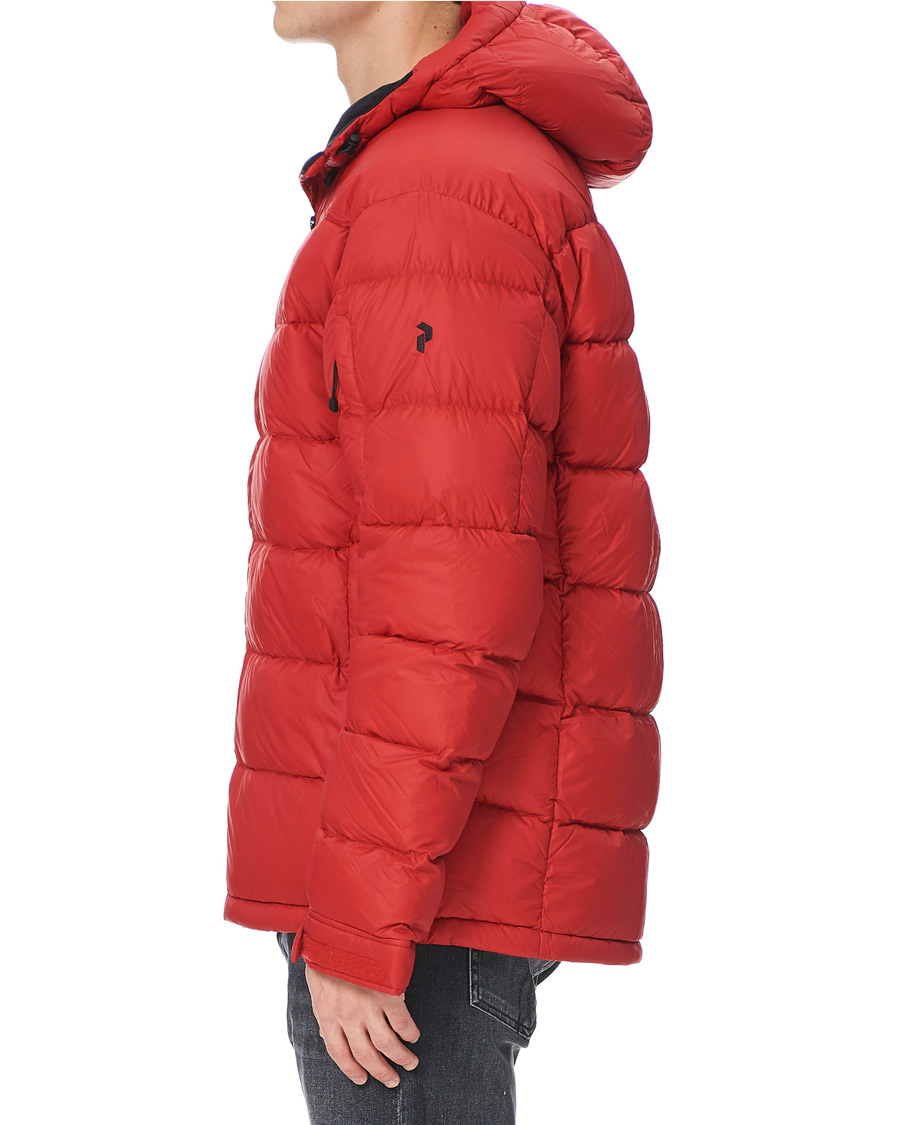 Homme | Manteaux Et Vestes | Peak Performance | Frost Down Hooded Jacket Red