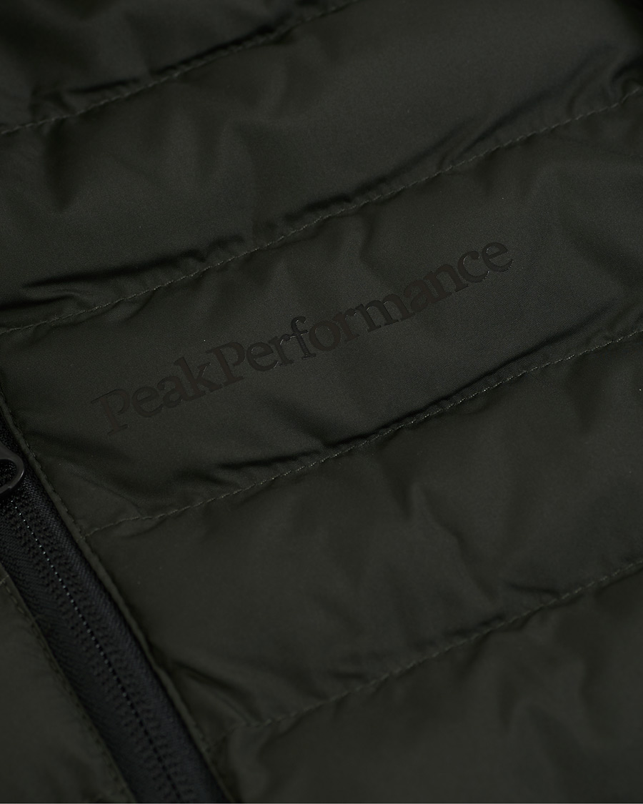 Homme | Manteaux Et Vestes | Peak Performance | Rivel Liner Down Jacket Conferius Green