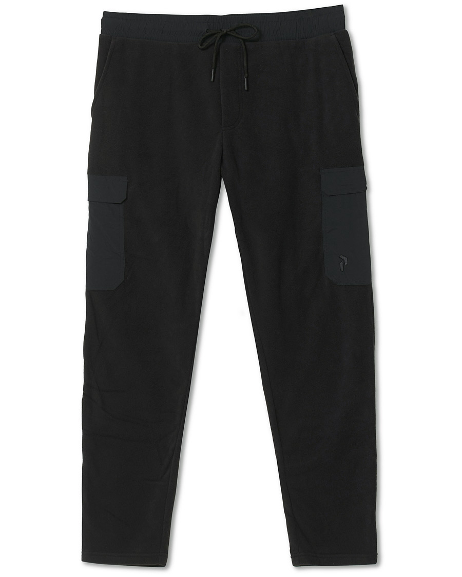 Homme | Pantalons | Peak Performance | Tech Soft Fleece Cargo Pants Black
