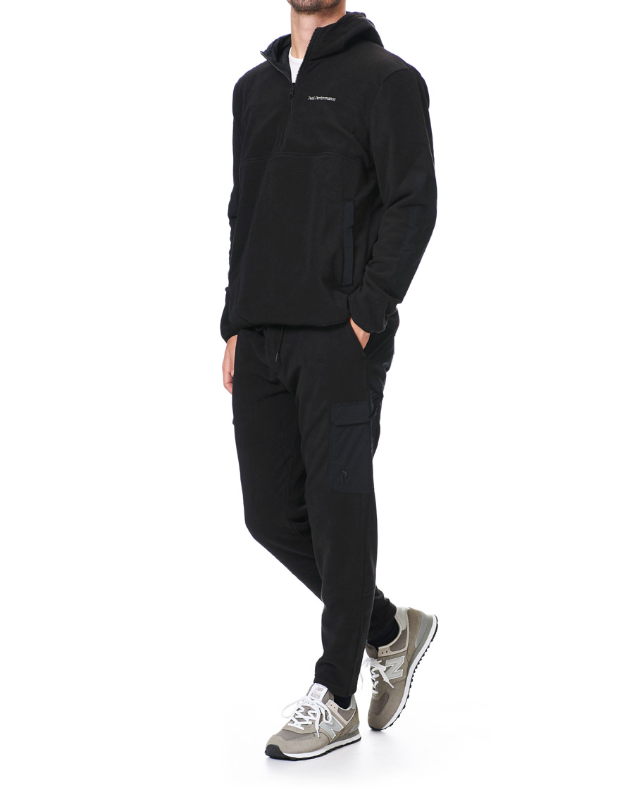 Homme | Pulls Et Tricots | Peak Performance | Tech Soft Fleece Reversible Half Zip Hoodie Black