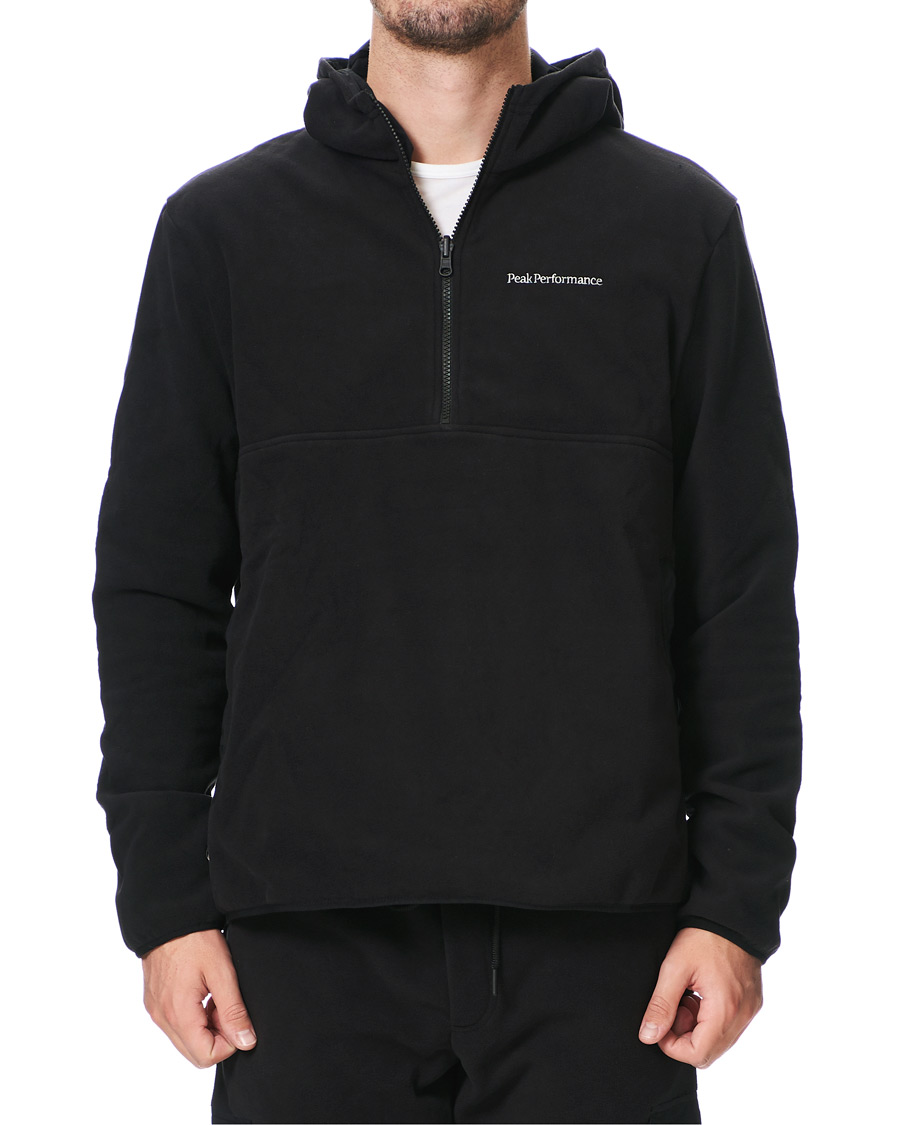 Homme | Pulls Et Tricots | Peak Performance | Tech Soft Fleece Reversible Half Zip Hoodie Black