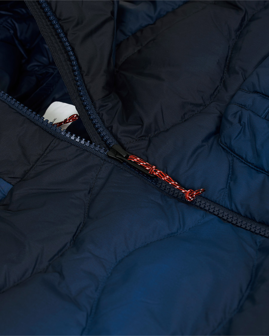 Homme | Manteaux Et Vestes | Peak Performance | Ben Gorham Helium Hooded Jacket Blue Pattern