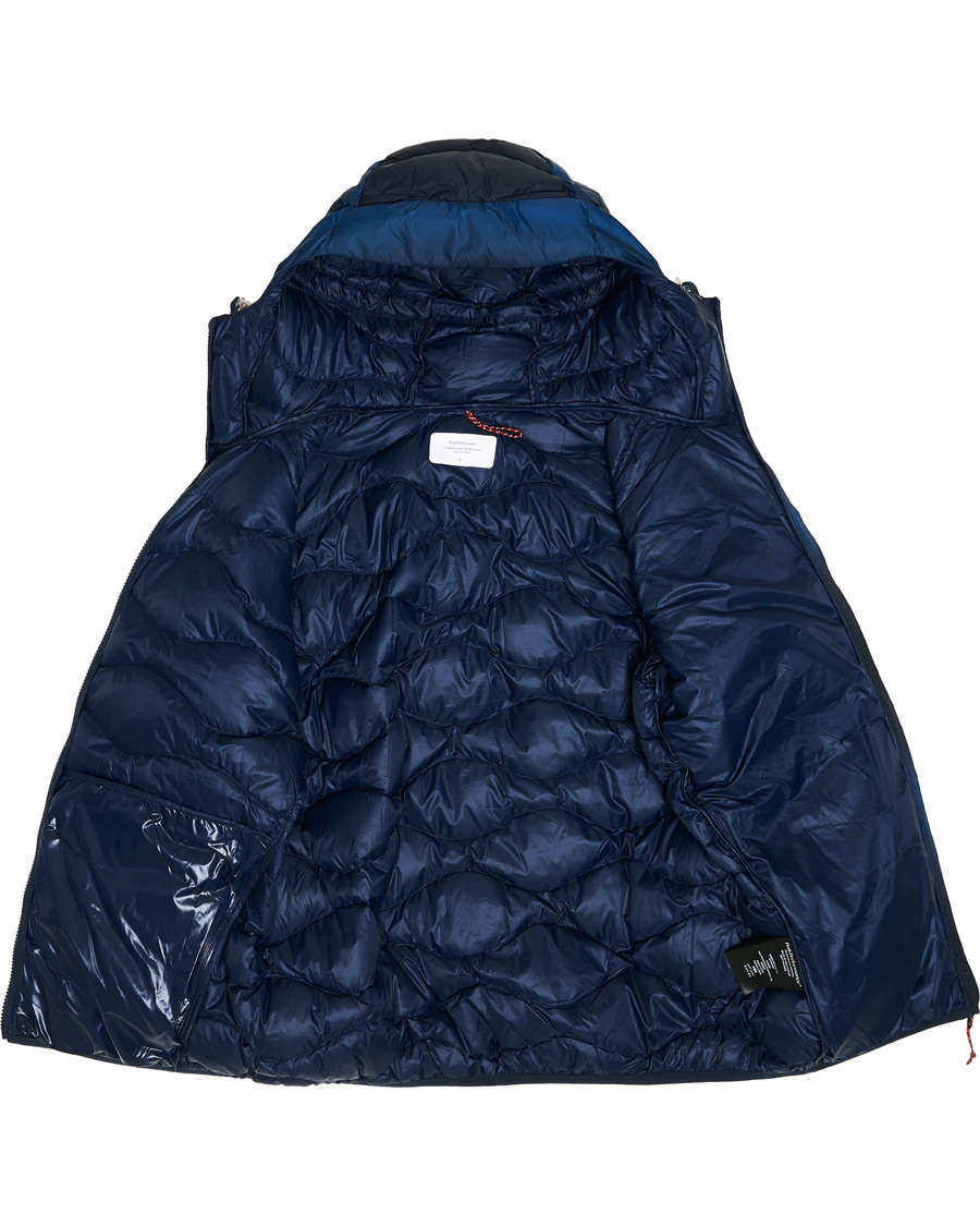 Homme | Manteaux Et Vestes | Peak Performance | Ben Gorham Helium Hooded Jacket Blue Pattern