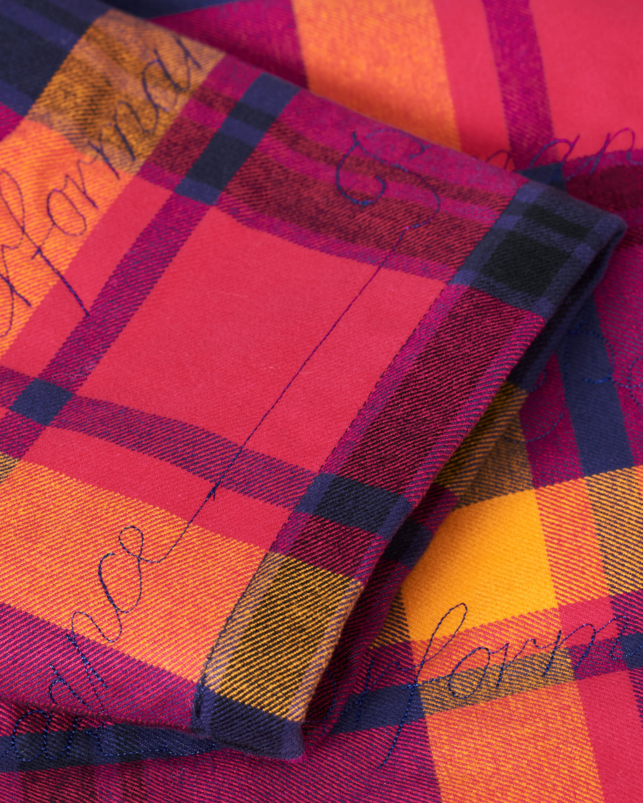 Homme | Chemises | Peak Performance | Ben Gorham Flannel Liner Overshirt Power Pink