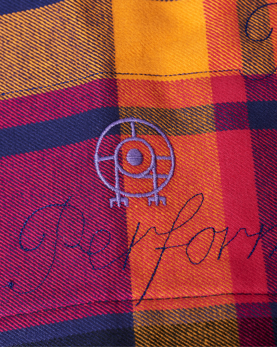 Homme | Chemises | Peak Performance | Ben Gorham Flannel Liner Overshirt Power Pink