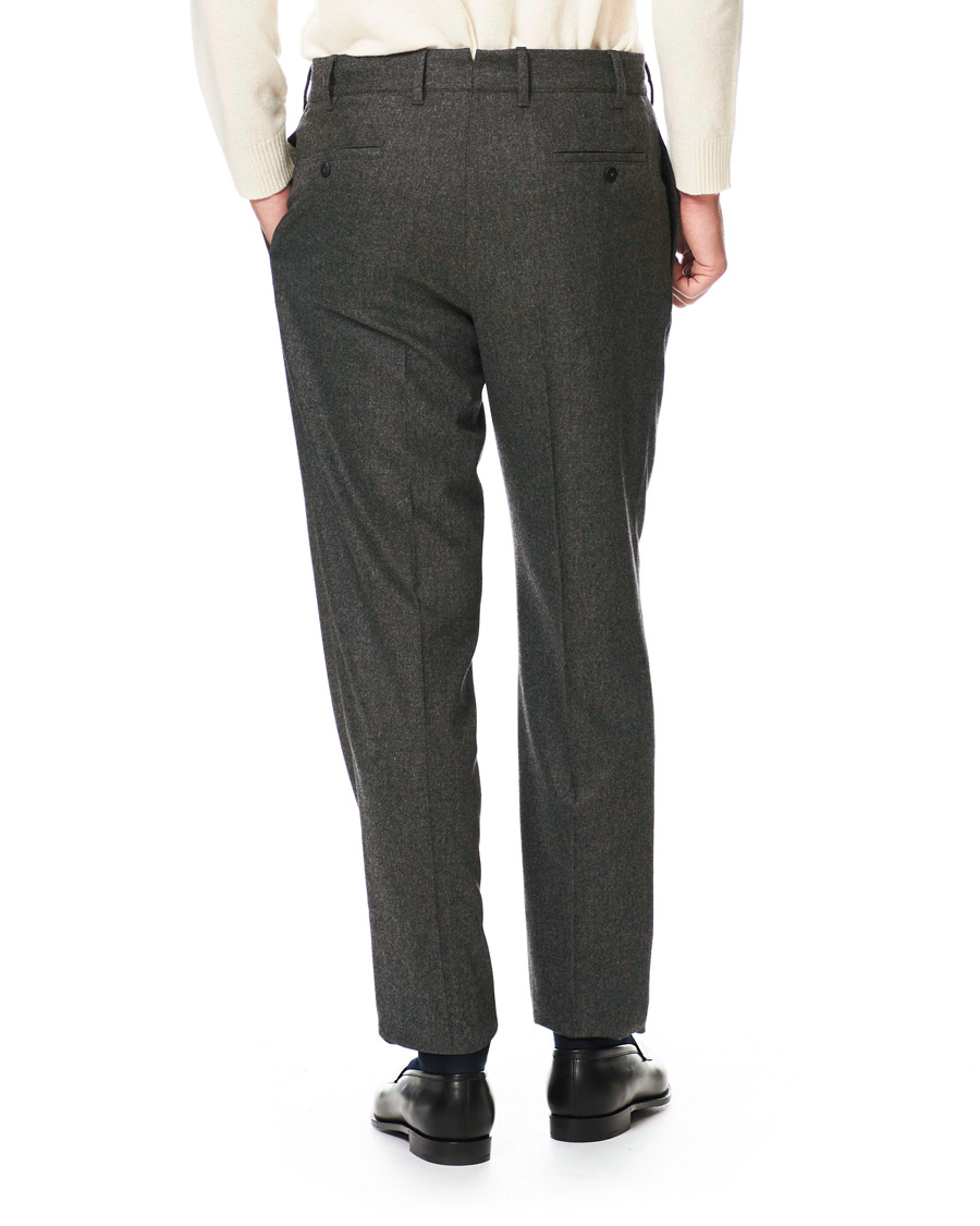 Homme | Pantalons | The Gigi | Tonga Stretch Flannel Trousers Grey Melange
