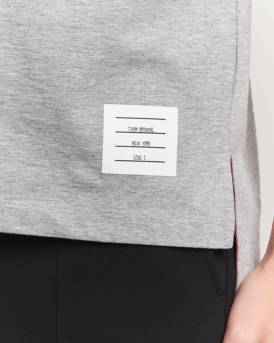 Homme | Polos | Thom Browne | Relaxed Fit Polo Light Grey