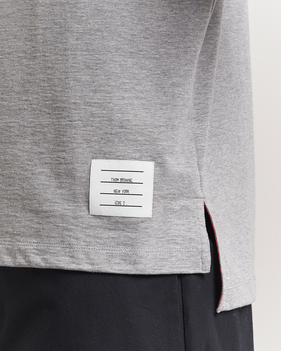 Homme | T-shirts | Thom Browne | Relaxed Fit Short Sleeve T-Shirt Light Grey