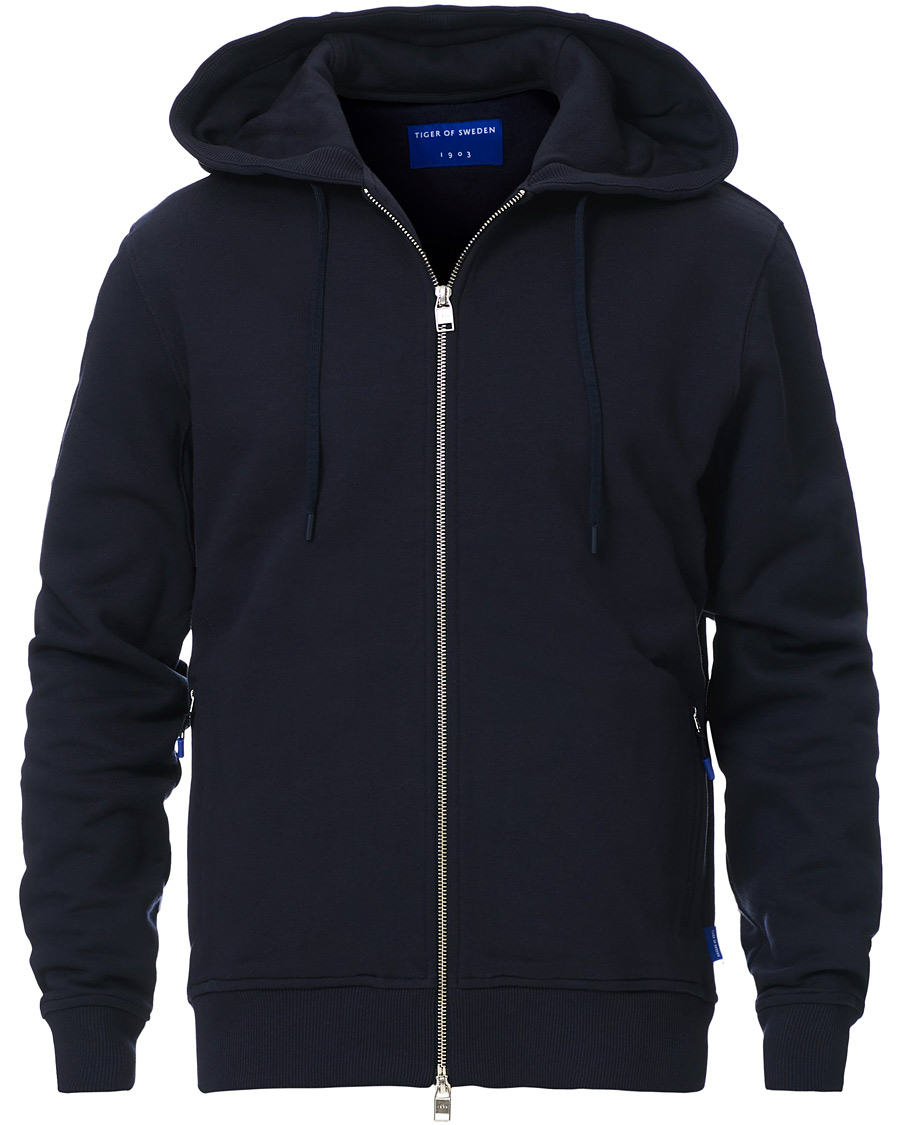 Homme | Pulls Et Tricots | Tiger of Sweden | Movement Namir Full Zip Hoodie Blue