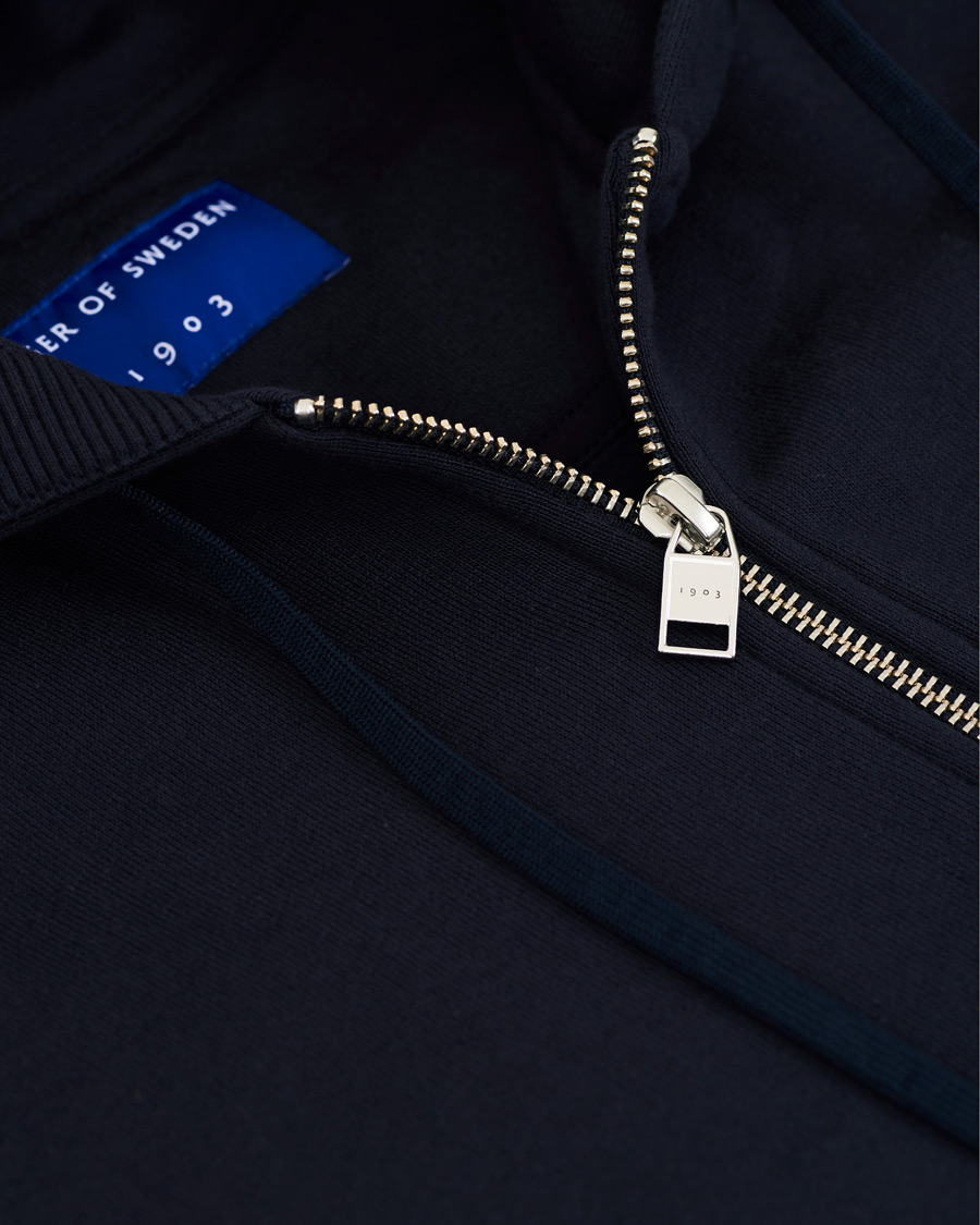 Homme | Pulls Et Tricots | Tiger of Sweden | Movement Namir Full Zip Hoodie Blue