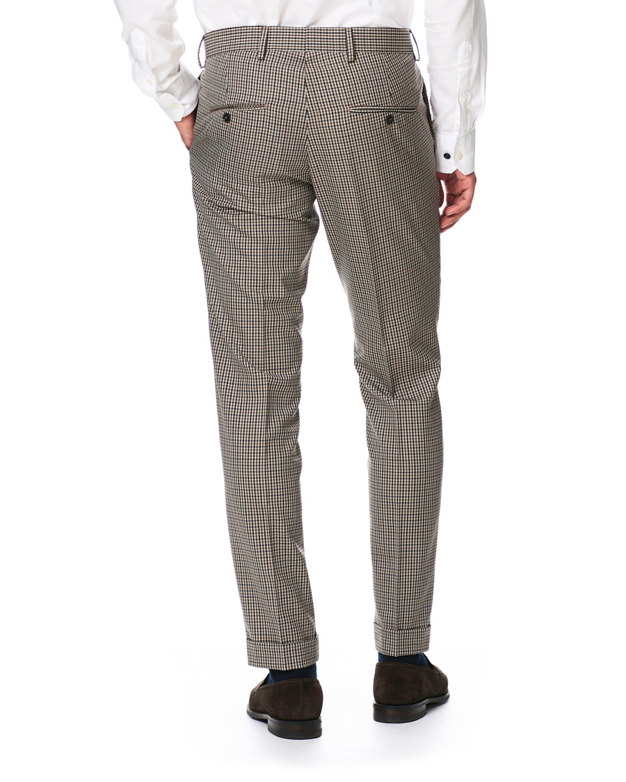 Homme | Pantalons | Tiger of Sweden | Tillman Checked Trousers Beige