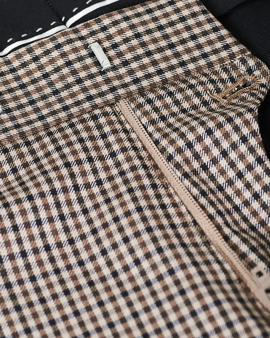 Homme | Pantalons | Tiger of Sweden | Tillman Checked Trousers Beige