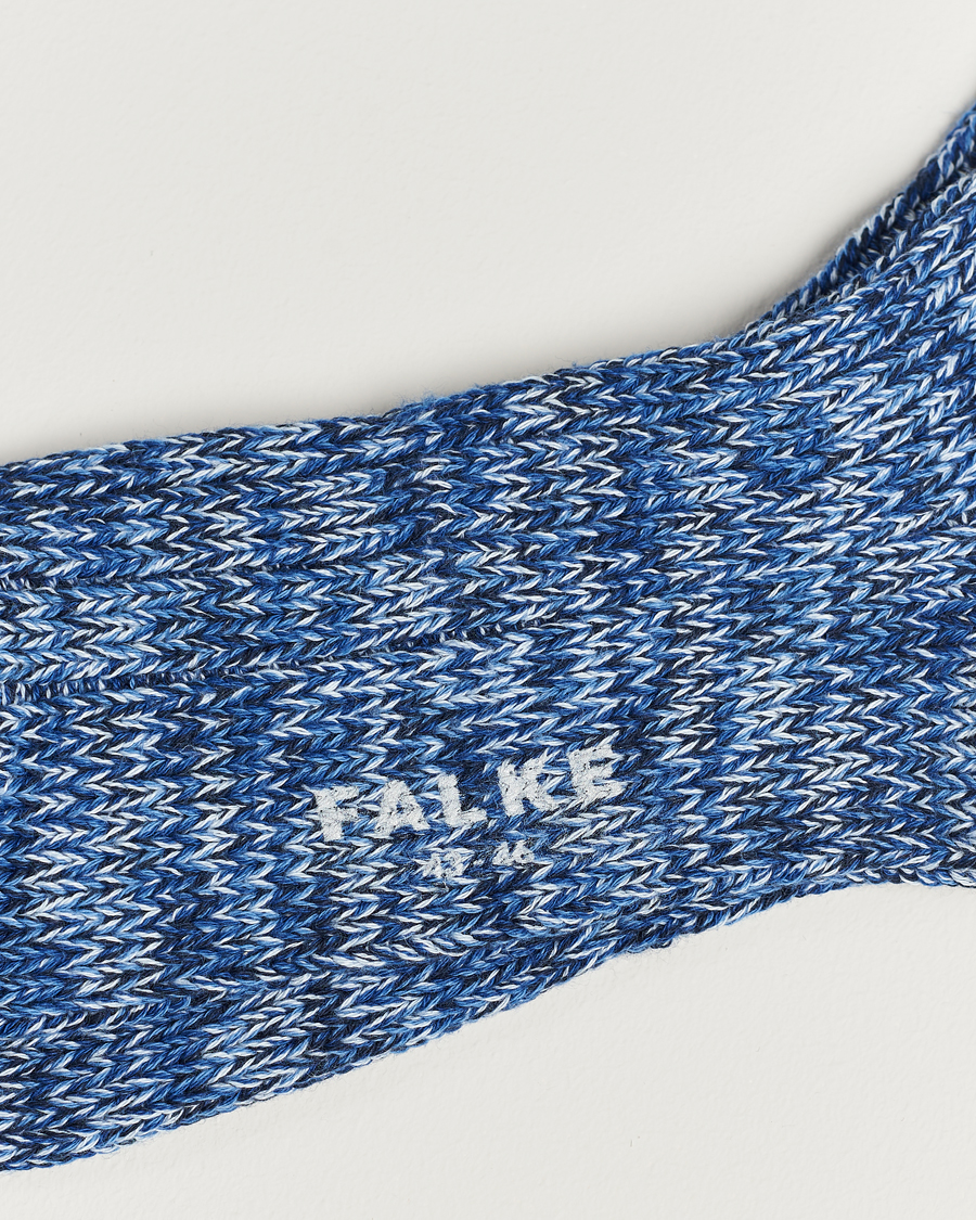 Homme | Sous-Vêtements Et Chaussettes | Falke | Brooklyn Cotton Sock Blue