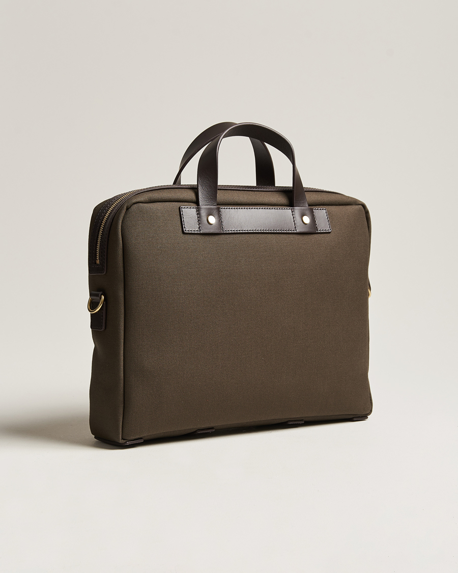 Homme | Accessoires | Mismo | M/S Nylon Office Army/Dark Brown