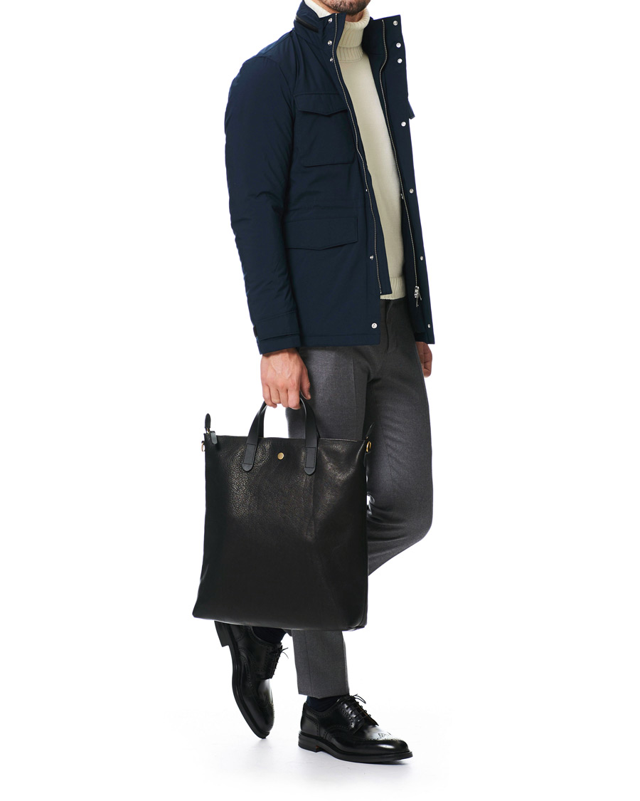 Homme | Mismo M/S Leather Shopper Bag Black | Mismo | M/S Leather Shopper Bag Black